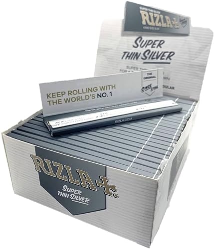 Rizla 5 Packungen Silber Slim Kingsize Papier von Rizla