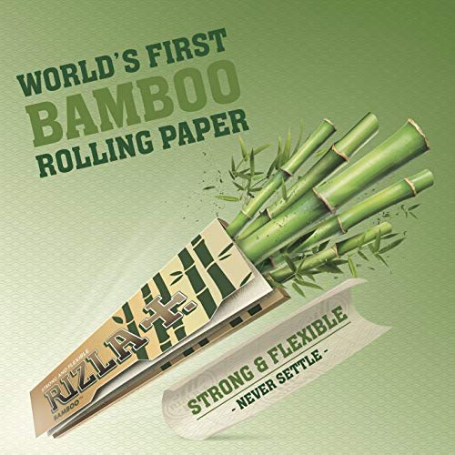 Rizla Bambus-Zigarettenpapier in King-Size-Größe, das weltweit erste Bambuspapier (50 Packungen) von Rizla