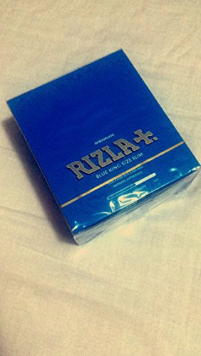 Rizla Blau King Size Slim Full Box (50Heftchen) von Rizla