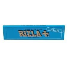Rizla Blau King Size Slim Rolling Papers 8 Booklets (8 x 32) 256 Originalverpackung blau von Rizla