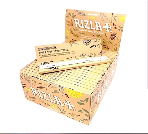 Rizla Natura King Size Slim Zigarettenpapier, neu von Rizla – 10 Heftchen von Rizla