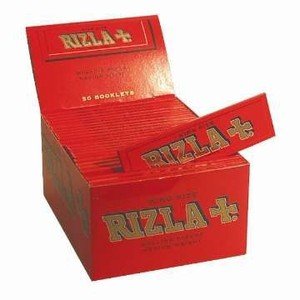 Rizla Papers, King Size, Rot, 50 Heftchen von Rizla