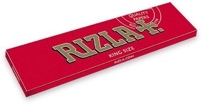 Rizla Red King Size-Schachtel, 50 Heftchen, Einzelpackung von Rizla