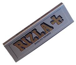 Rizla Standard-Zigarettenpapier, silber, 10 Briefchen von Rizla