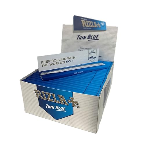 Rizla Blau King Size Slim Zigarettenpapier, 10 von Rizla