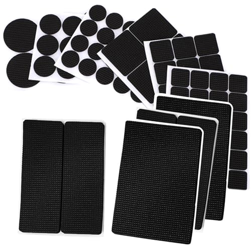 Anti Rutsch Pads Selbstklebend 96 STK Antirutsch Pads Gummi Möbel Antirutschpads Möbelstopper Sofa Füße Rutschhemmer Möbel Stopper von Rjayaa