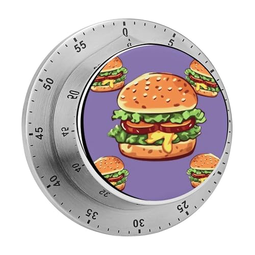Cartoon Hamburger-Timer Küchentimer zum Kochen, magnetische Timer, keine Batterien, magnetische Rückenlehne, Countdown-Timer für Klassenzimmer, Zuhause, Studium und Kochen Cartoon Hamburger-Timer Küchentimer zum Kochen, magnetische Timer, keine Batterien, magnetische Rückenlehne, Countdown-Timer für Klassenzimmer, Zuhause, Studium und Kochen von Rkklvbns