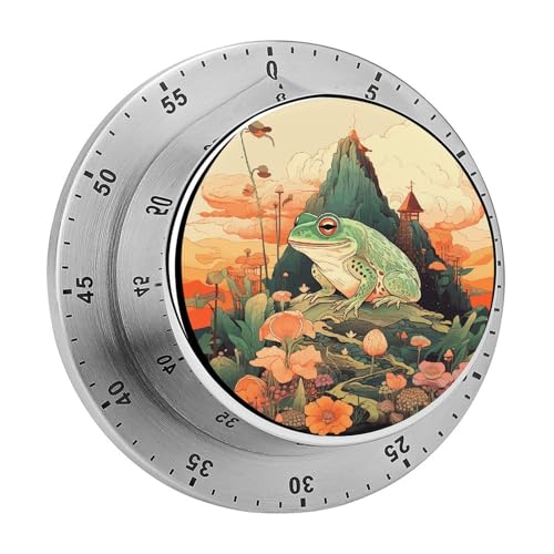 Frosch auf Berg, Küchentimer zum Kochen, magnetische Timer, keine Batterien, magnetische Rückenlehne, Countdown-Timer für Klassenzimmer, Zuhause, Studium und Kochen Frosch auf Berg, Küchentimer zum Kochen, magnetische Timer, keine Batterien, magnetische Rückenlehne, Countdown-Timer für Klassenzimmer, Zuhause, Studium und Kochen von Rkklvbns