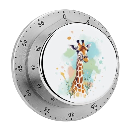 Giraffe Art Illustration Timer Küchentimer zum Kochen Magnetische Timer Keine Batterien Magnetische Rückenlehne Countdown Timer für Klassenzimmer, Zuhause, Studium und Kochen Giraffe Art Illustration Timer Küchentimer zum Kochen Magnetische Timer Keine Batterien Magnetische Rückenlehne Countdown Timer für Klassenzimmer, Zuhause, Studium und Kochen von Rkklvbns