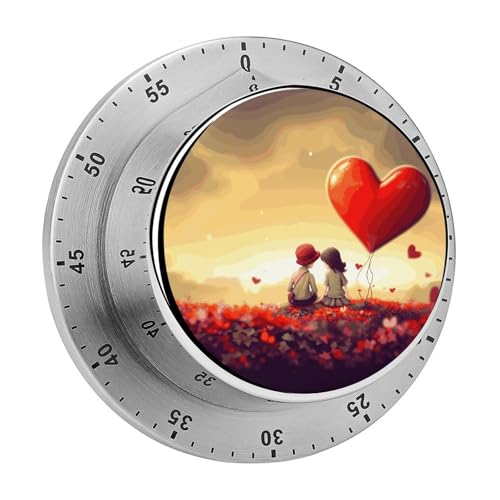 Liebespaar-Timer, Küchentimer zum Kochen, magnetische Timer, keine Batterien, magnetische Rückenlehne, Countdown-Timer für Klassenzimmer, Zuhause, Studium und Kochen Liebespaar-Timer, Küchentimer zum Kochen, magnetische Timer, keine Batterien, magnetische Rückenlehne, Countdown-Timer für Klassenzimmer, Zuhause, Studium und Kochen von Rkklvbns