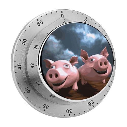 Lustiger 3D-Schweinchen-Timer, Küchentimer zum Kochen, magnetische Timer, keine Batterien, magnetische Rückenlehne, Countdown-Timer für Klassenzimmer, Zuhause, Studium und Kochen Lustiger 3D-Schweinchen-Timer, Küchentimer zum Kochen, magnetische Timer, keine Batterien, magnetische Rückenlehne, Countdown-Timer für Klassenzimmer, Zuhause, Studium und Kochen von Rkklvbns