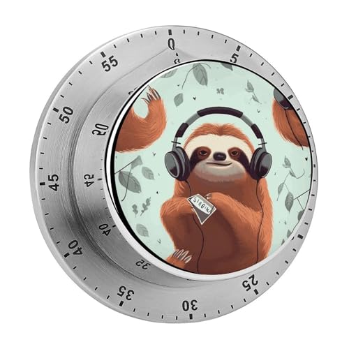 Lustiger süßer Tier-Faultier-Musik-Timer zum Kochen, magnetische Timer, keine Batterien, magnetische Rückenlehne, Countdown-Timer für Klassenzimmer, Zuhause, Studium und Kochen Lustiger süßer Tier-Faultier-Musik-Timer zum Kochen, magnetische Timer, keine Batterien, magnetische Rückenlehne, Countdown-Timer für Klassenzimmer, Zuhause, Studium und Kochen von Rkklvbns