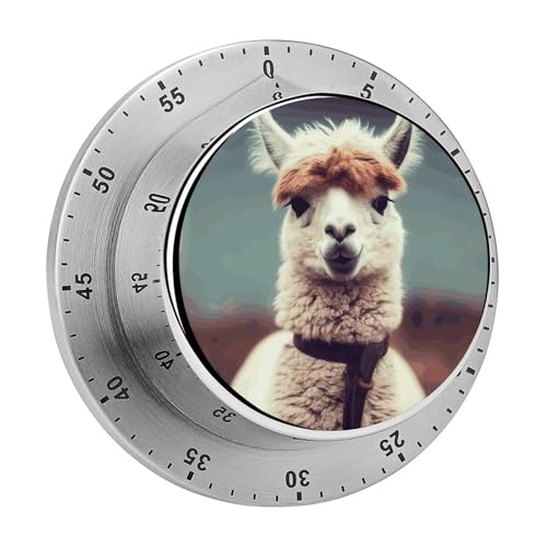Niedlicher Alpaka-Timer, Küchentimer zum Kochen, magnetische Timer, keine Batterien, magnetische Rückenlehne, Countdown-Timer für Klassenzimmer, Zuhause, Studium und Kochen Niedlicher Alpaka-Timer, Küchentimer zum Kochen, magnetische Timer, keine Batterien, magnetische Rückenlehne, Countdown-Timer für Klassenzimmer, Zuhause, Studium und Kochen von Rkklvbns