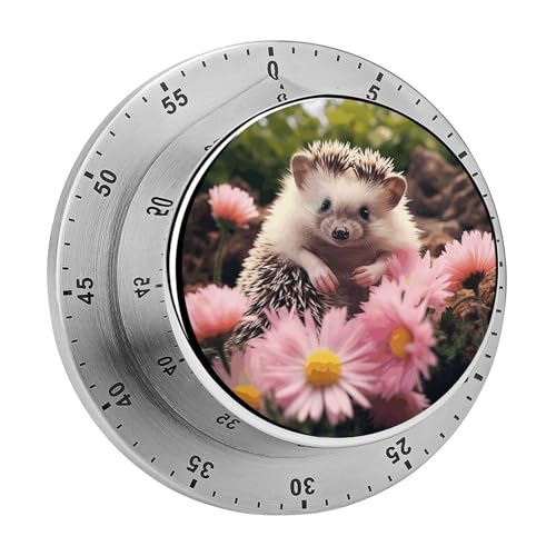 Niedlicher Igel in Blumen, Küchentimer zum Kochen, magnetische Timer, keine Batterien, magnetische Rückenlehne, Countdown-Timer für Klassenzimmer, Zuhause, Studium und Kochen Niedlicher Igel in Blumen, Küchentimer zum Kochen, magnetische Timer, keine Batterien, magnetische Rückenlehne, Countdown-Timer für Klassenzimmer, Zuhause, Studium und Kochen von Rkklvbns