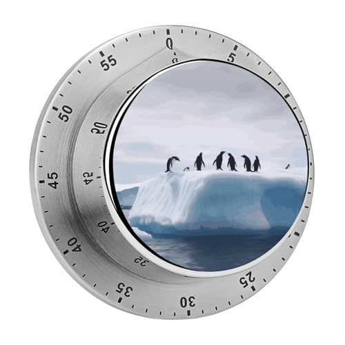 Pinguine auf dem Eisberg-Timer, Küchentimer zum Kochen, magnetische Timer, keine Batterien, magnetische Rückenlehne, Countdown-Timer für Klassenzimmer, Zuhause, Studium und Kochen Pinguine auf dem Eisberg-Timer, Küchentimer zum Kochen, magnetische Timer, keine Batterien, magnetische Rückenlehne, Countdown-Timer für Klassenzimmer, Zuhause, Studium und Kochen von Rkklvbns
