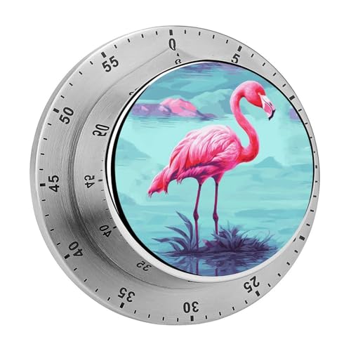 Pinker Flamingo-Timer, Küchentimer zum Kochen, magnetische Timer, keine Batterien, magnetische Rückenlehne, Countdown-Timer für Klassenzimmer, Zuhause, Studium und Kochen Pinker Flamingo-Timer, Küchentimer zum Kochen, magnetische Timer, keine Batterien, magnetische Rückenlehne, Countdown-Timer für Klassenzimmer, Zuhause, Studium und Kochen von Rkklvbns