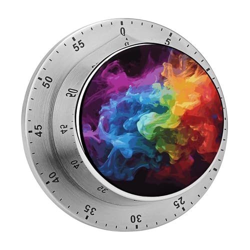 Rainbow Smoke Timer Küchentimer zum Kochen, magnetische Timer, keine Batterien, magnetische Rückenlehne, Countdown-Timer für Klassenzimmer, Zuhause, Studium und Kochen Rainbow Smoke Timer Küchentimer zum Kochen, magnetische Timer, keine Batterien, magnetische Rückenlehne, Countdown-Timer für Klassenzimmer, Zuhause, Studium und Kochen von Rkklvbns