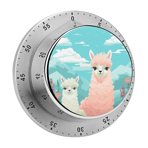 Schöner Alpaka-Timer, Küchentimer zum Kochen, magnetische Timer, keine Batterien, magnetische Rückenlehne, Countdown-Timer für Klassenzimmer, Zuhause, Studium und Kochen Schöner Alpaka-Timer, Küchentimer zum Kochen, magnetische Timer, keine Batterien, magnetische Rückenlehne, Countdown-Timer für Klassenzimmer, Zuhause, Studium und Kochen von Rkklvbns