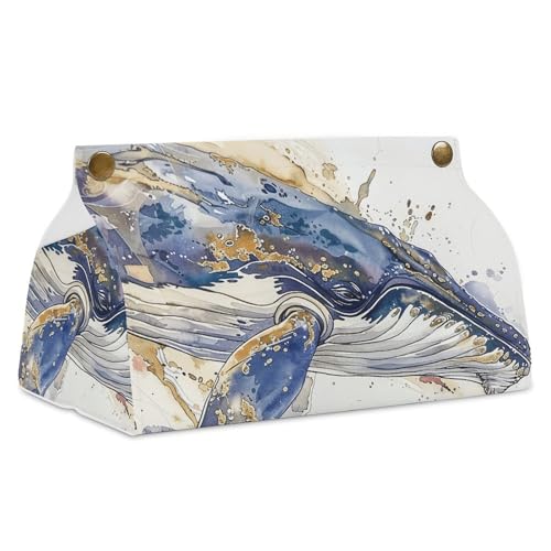 Taschentuchbox mit Motiv "A Picture of a Whale" – moderner Taschentuchbox-Halter, dekorativer Organizer für Tisch-Nachttische, Badezimmer, Büro Taschentuchbox mit Motiv "A Picture of a Whale" – moderner Taschentuchbox-Halter, dekorativer Organizer für Tisch-Nachttische, Badezimmer, Büro von Rkklvbns