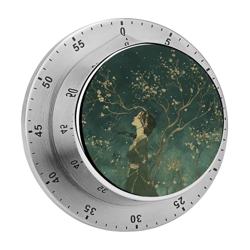 Tragen eines grünen Kleider-Timers zum Kochen, magnetische Timer, keine Batterien, magnetische Rückenlehne, Countdown-Timer für Klassenzimmer, Zuhause, Studium und Kochen Tragen eines grünen Kleider-Timers zum Kochen, magnetische Timer, keine Batterien, magnetische Rückenlehne, Countdown-Timer für Klassenzimmer, Zuhause, Studium und Kochen von Rkklvbns