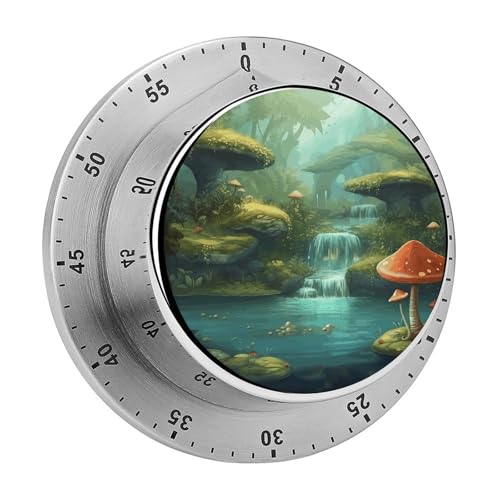 View of Fantasy Flusspilz-Timer, Küchentimer zum Kochen, magnetische Timer, keine Batterien, magnetische Rückenlehne, Countdown-Timer für Klassenzimmer, Zuhause, Studium und Kochen View of Fantasy Flusspilz-Timer, Küchentimer zum Kochen, magnetische Timer, keine Batterien, magnetische Rückenlehne, Countdown-Timer für Klassenzimmer, Zuhause, Studium und Kochen von Rkklvbns