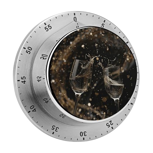 Zwei Gläser Champagner-Timer, Küchentimer zum Kochen, magnetische Timer, keine Batterien, magnetische Rückenlehne, Countdown-Timer für Klassenzimmer, Zuhause, Studium und Kochen Zwei Gläser Champagner-Timer, Küchentimer zum Kochen, magnetische Timer, keine Batterien, magnetische Rückenlehne, Countdown-Timer für Klassenzimmer, Zuhause, Studium und Kochen von Rkklvbns