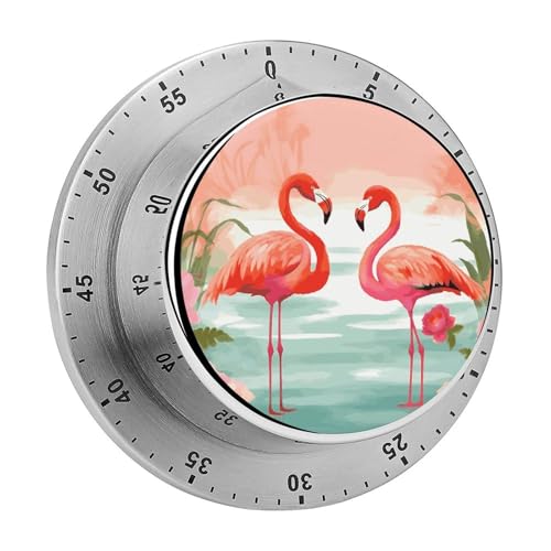 Zwei rote Flamingo-Timer, Küchentimer zum Kochen, magnetische Timer, keine Batterien, magnetische Rückenlehne, Countdown-Timer für Klassenzimmer, Zuhause, Studium und Kochen Zwei rote Flamingo-Timer, Küchentimer zum Kochen, magnetische Timer, keine Batterien, magnetische Rückenlehne, Countdown-Timer für Klassenzimmer, Zuhause, Studium und Kochen von Rkklvbns