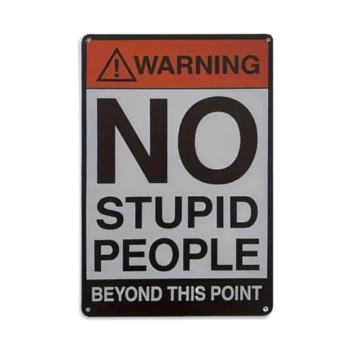 Metall-Blechschild mit Aufschrift "No People", Vintage, Garten, Schlafzimmer, Café, Bar, Männerhöhle, Heimdekoration, Metallposter, 20,3 x 30,5 cm Metall-Blechschild mit Aufschrift "No People", Vintage, Garten, Schlafzimmer, Café, Bar, Männerhöhle, Heimdekoration, Metallposter, 20,3 x 30,5 cm von Rkundrne