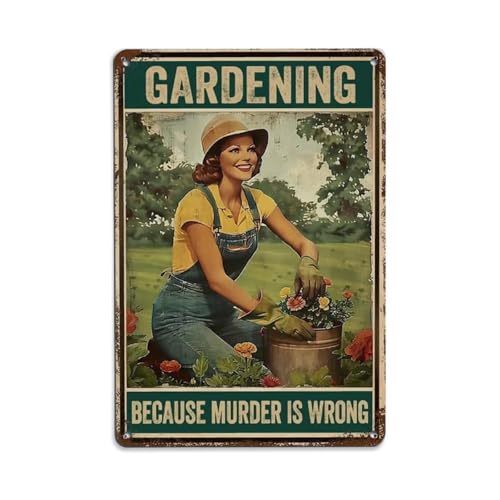 Rkundrne Metall-Blechschild im Vintage-Stil, für Garten, Schlafzimmer, Café, Bar, Männerhöhle, Heimdekoration, Metallposter, 20,3 x 30,5 cm Rkundrne Metall-Blechschild im Vintage-Stil, für Garten, Schlafzimmer, Café, Bar, Männerhöhle, Heimdekoration, Metallposter, 20,3 x 30,5 cm von Rkundrne