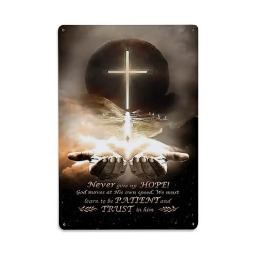 Rkundrne Metall-Blechschild mit Zitaten von Hand Of Gods, Vintage, Garten, Schlafzimmer, Café, Bar, Männerhöhle, Heimdekoration, Metallposter, 20,3 x 30,5 cm Rkundrne Metall-Blechschild mit Zitaten von Hand Of Gods, Vintage, Garten, Schlafzimmer, Café, Bar, Männerhöhle, Heimdekoration, Metallposter, 20,3 x 30,5 cm von Rkundrne