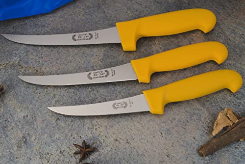 Ro-Da Schlachtermesser Set 4 4tlg. Ausbeinmesser Profi Qualität von Ro-Da