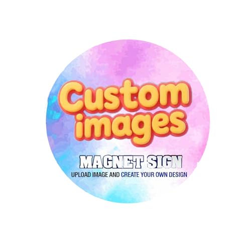 Auto Magnetschilder Personalisierte, Autoschilder mit Wunschtext und Logo, Auto Magnete Selbst Gestalten, Auto Aufkleber für Autos, Unternehmen, den persönlichen Gebrauch von RoPox