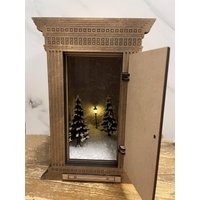 Narnia Themed Book Nook Regaleinsatz - Diy Alley Kit Bücherregal Dekor Wohnkultur Diorama Löwe Hexe Garderobe von RoRCrafts