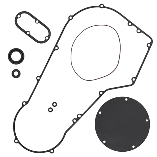 Road Passion Kupplungsprimärdeckel Dichtungssatz Kompatibel mit Harley Softail Standard Anniversary FXST 2003/ Softail Standard EFI FXSTI 2001-2005/ Softail Standard FXST 1999-2005 von Road Passion
