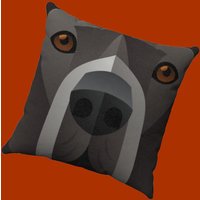 Dogge Hundekissen - Süßes Geschenk Für Hundeliebhaber Weiches Kunstwildleder Kissen Doggo Designs von RoadSweetHomeStore