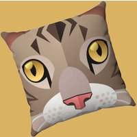 Süßes Katzenkissen - Geschenk Für Katzenliebhaber Weiches Kunstwildleder Kissen Kitty Designs von RoadSweetHomeStore