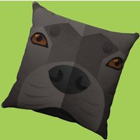 staffordshire Bull Terrier Hundekissen - Süßes Geschenk Für Hundeliebhaber Weiches Kunstwildleder Kissen Doggo Designs von RoadSweetHomeStore