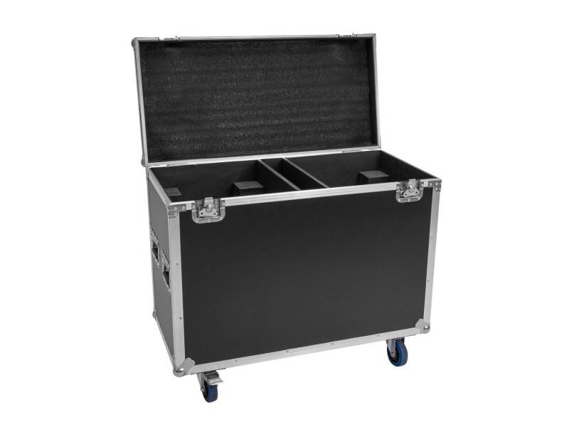 Roadinger Transportbehälter ROADINGER Flightcase 2x IP TMH-H760 mit Rollen von Roadinger