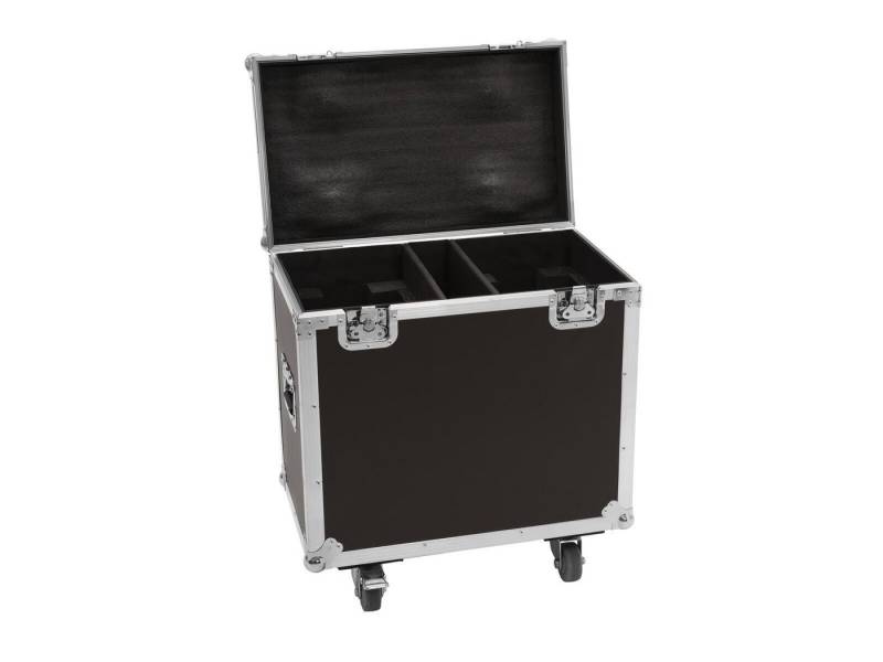 Roadinger Transportbehälter ROADINGER Flightcase 2x TMH-X12 mit Rollen von Roadinger