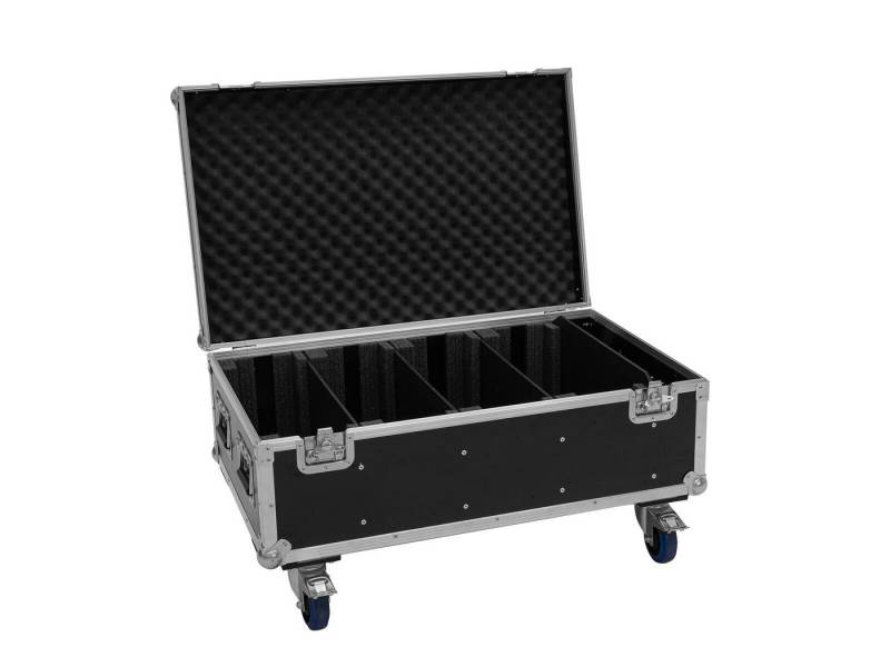Roadinger Transportbehälter ROADINGER Flightcase 4x LED PMB-4 COB QCL mit Rollen von Roadinger