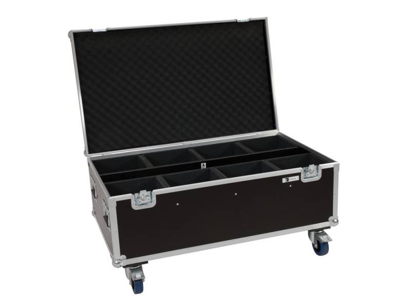 Roadinger Transportbehälter ROADINGER Flightcase 8x LED IP PAR 7x8W QCL/7x9W SCL mit Rollen von Roadinger