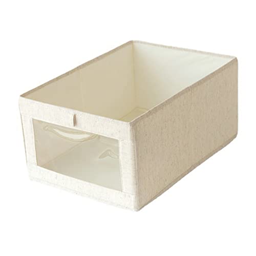 Organizer-Box, großes Fassungsvermögen, hält sauber, Stoffkunst, faltbares Design, Kleidung, Hosen, Organizer, Box für den täglichen Gebrauch, beige von Roadoor