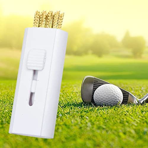 Roadoor 5 stücke Golf Club Pinsel Rillenreiniger Mini Debris Entfernung Kupferdraht Golf Club Pinsel Golf Rillen Reinigungswerkzeug Für Golfschuhe Club Putter Weiß von Roadoor