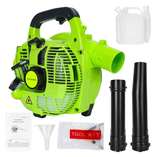 Roadoor Benzin Laubbläser - 26 cm³ 2-Takt-Motor, 17,2 N Blaskraft, ergonomisches Hand-Laubbläser, für die effiziente Reinigung von Garten und Einfahrt, 250 km/h Windgeschwindigkeit Grün Roadoor Benzin Laubbläser - 26 cm³ 2-Takt-Motor, 17,2 N Blaskraft, ergonomisches Hand-Laubbläser, für die effiziente Reinigung von Garten und Einfahrt, 250 km/h Windgeschwindigkeit Grün von Roadoor