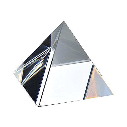 YSoutstripdu 5/6/7 / 8cm Transparente Prisma-Glaspyramide, Imitat-Kristallprisma-Handwerk Für Schreibtisch-Inneneinrichtung 5cm von Roadoor