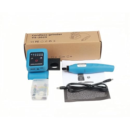 Akku Multifunktionswerkzeug kompatibel mit Makita 18V-Akku (OHNE Akku), 80W, 6 Variable Drehzahl, 6000–18000 U/min, Mini Rotationswerkzeug mit 5V 2A USB/Typ-C-Ausgang und 20 Zubehörteilen von Roadtime