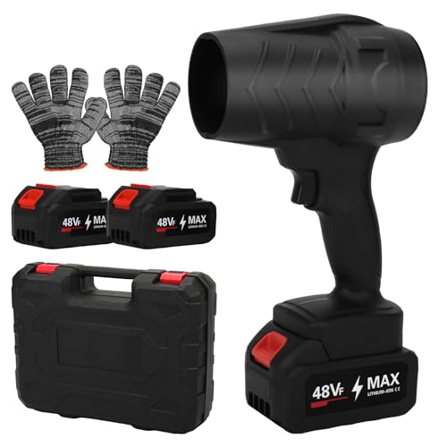 Roadtime Akku-Laubbläser Turbo Gebläse, Auto Gewaltgebläse mit 2 48V Akkus, Mini Staubgebläse mit Handschuhe und Aufbewahrungsbox,Tragbares Laubsauger Kabelloser Laubgebläse für Camping,Reinigung Roadtime Akku-Laubbläser Turbo Gebläse, Auto Gewaltgebläse mit 2 48V Akkus, Mini Staubgebläse mit Handschuhe und Aufbewahrungsbox,Tragbares Laubsauger Kabelloser Laubgebläse für Camping,Reinigung von Roadtime