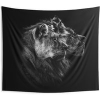 Löwe Paar Wand Wandteppich von RoarshackDesigns