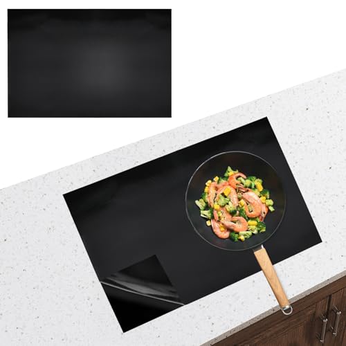 40x60cm Schutzmatte Induktionskochfeld Silikon Rutschfeste Hitzebeständige Induktionsschutzmatte Rechteckig Wärmeisolierte Pad für Abdeckung Induktionskochfeld Küche Picknick Tischschutz von RobLuX