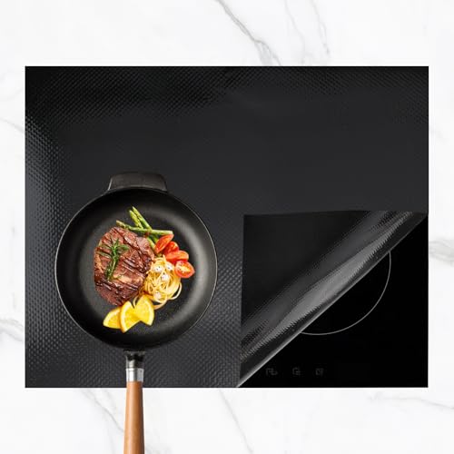52x61cm Große Silikon Induktionskochfeld Schutzmatte Induction Cooker Silikonmatte Rutschfeste Hitzebeständige Induktionsschutzmatte Rechteckig für Induktionsherd von RobLuX